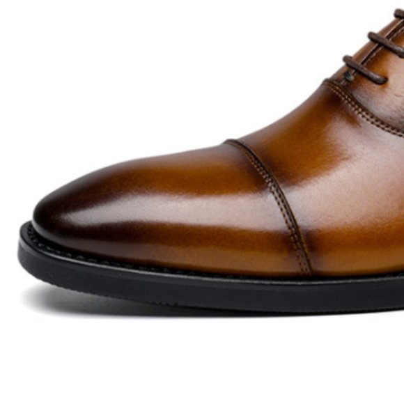 Autumn leather shoes for men